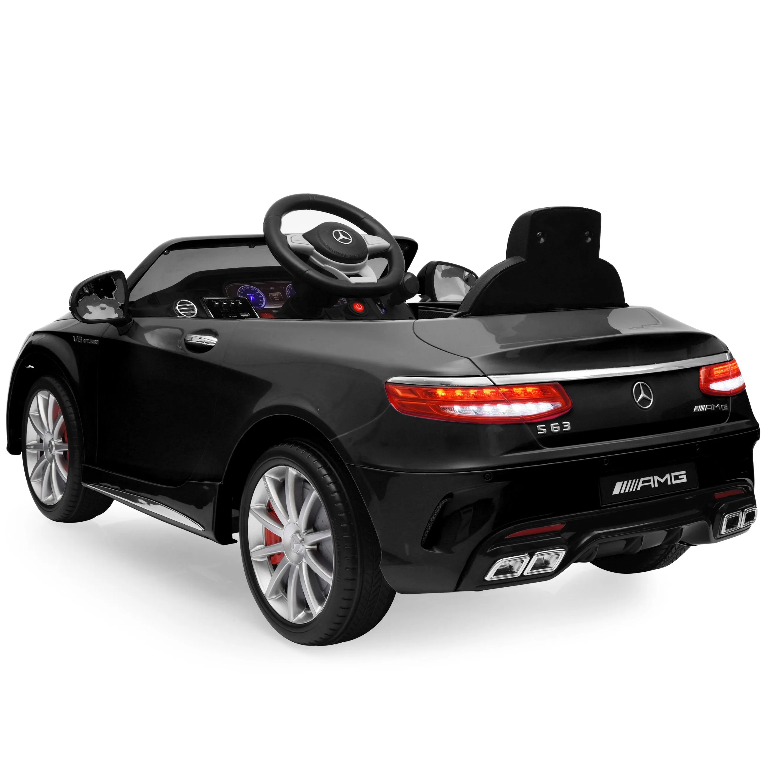 12V Kids Licensed Mercedes-Benz S63 Coupe Ride-On Car w/ Parent Control