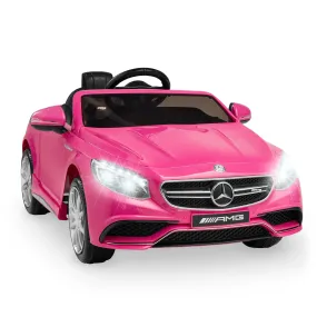 12V Kids Licensed Mercedes-Benz S63 Coupe Ride-On Car w/ Parent Control