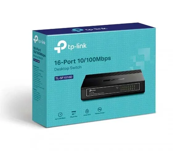 16-Port 10/100Mbps Desktop Ethernet Switch