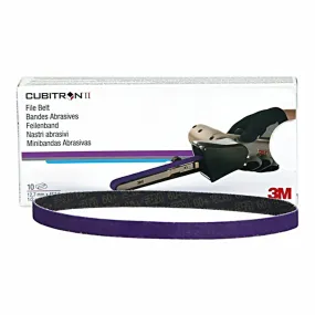 3M 33446 Cubitron II File Sanding Belt 80 Grit 457mm x 13mm x 10 Pack Box