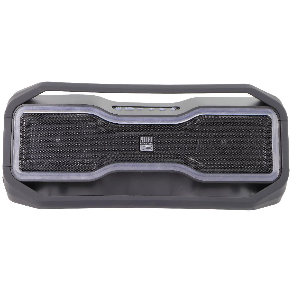 Altec Lansing ROCKBOX Bluetooth Boombox with Lighting Effects - Onyx