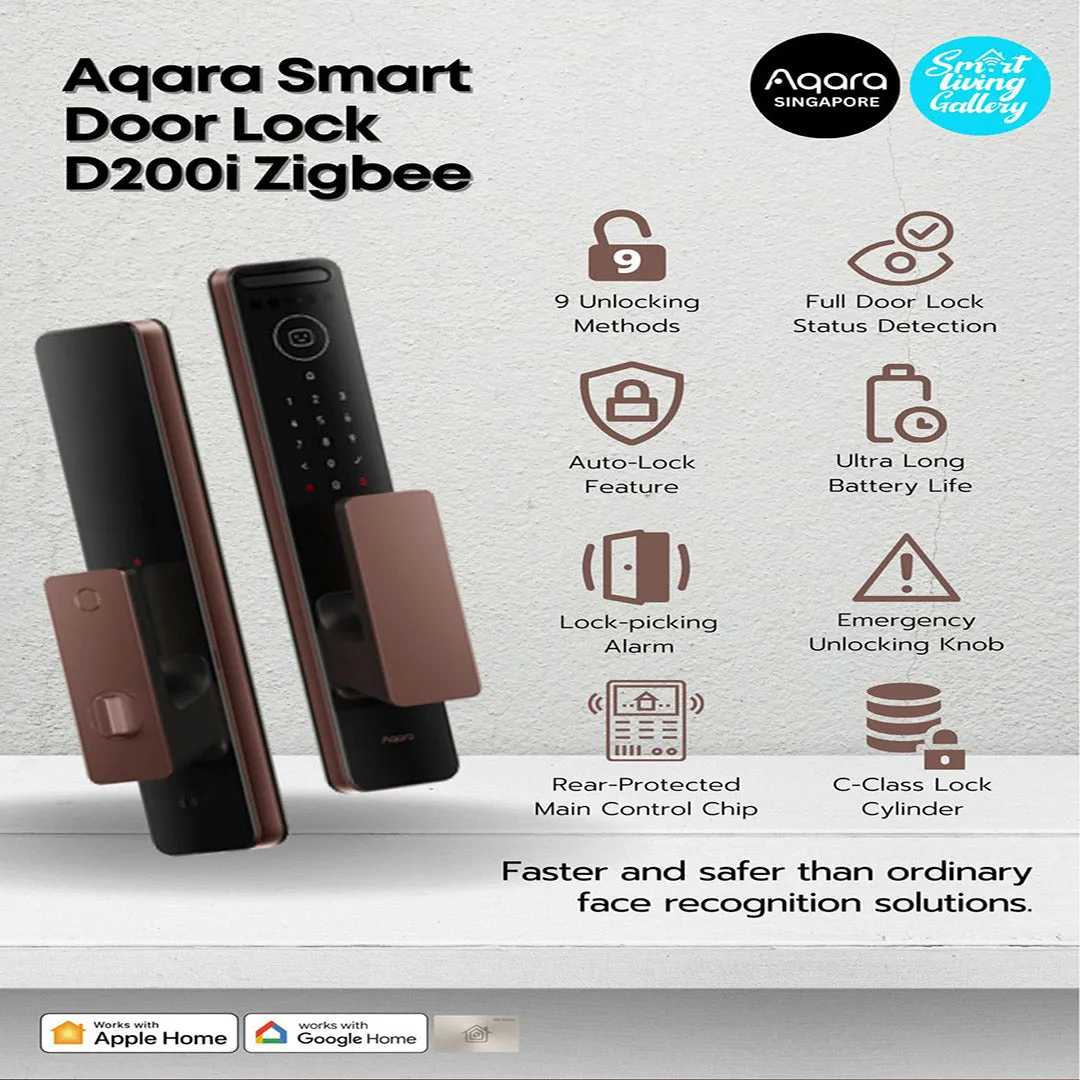 Aqara D200i Smart Door Lock (Face Unlock)