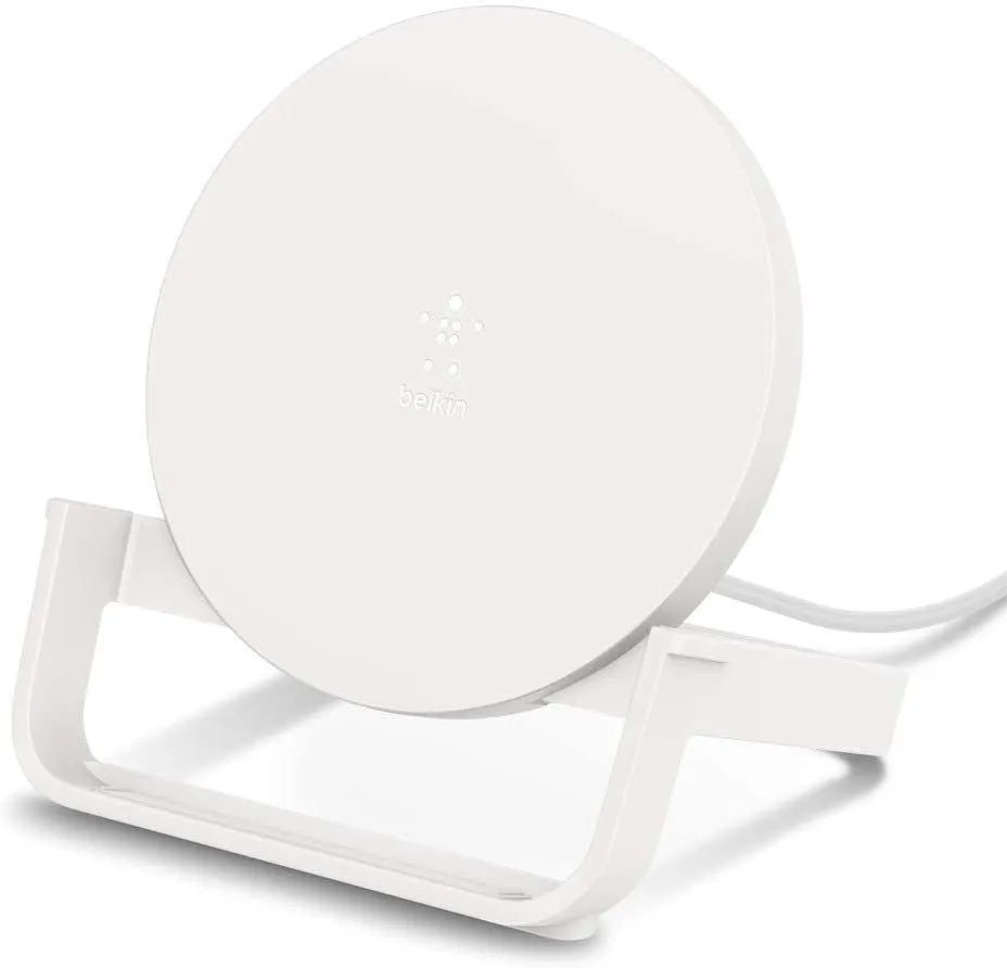 Belkin 10-Watt Boost Up Wireless Charging Stand for Qi Devices - White