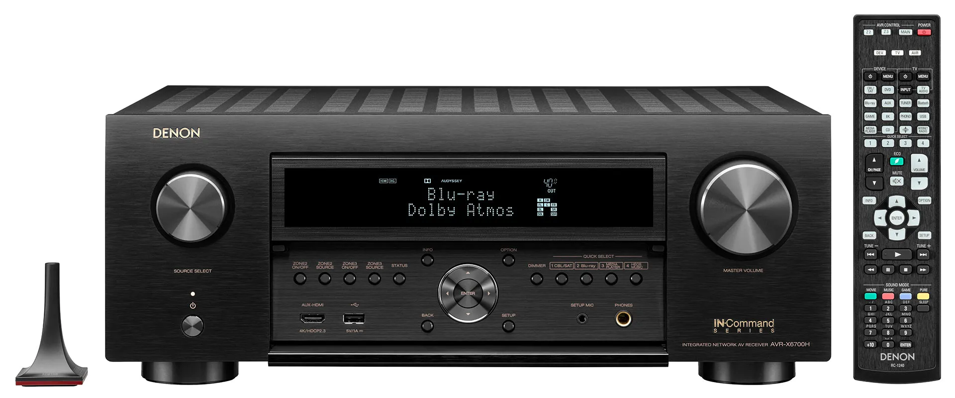 Denon AVR-X6700H 11.2 Channel 8K A/V Receiver with 3D Audio and Amazon Alexa Voice Control Open Box