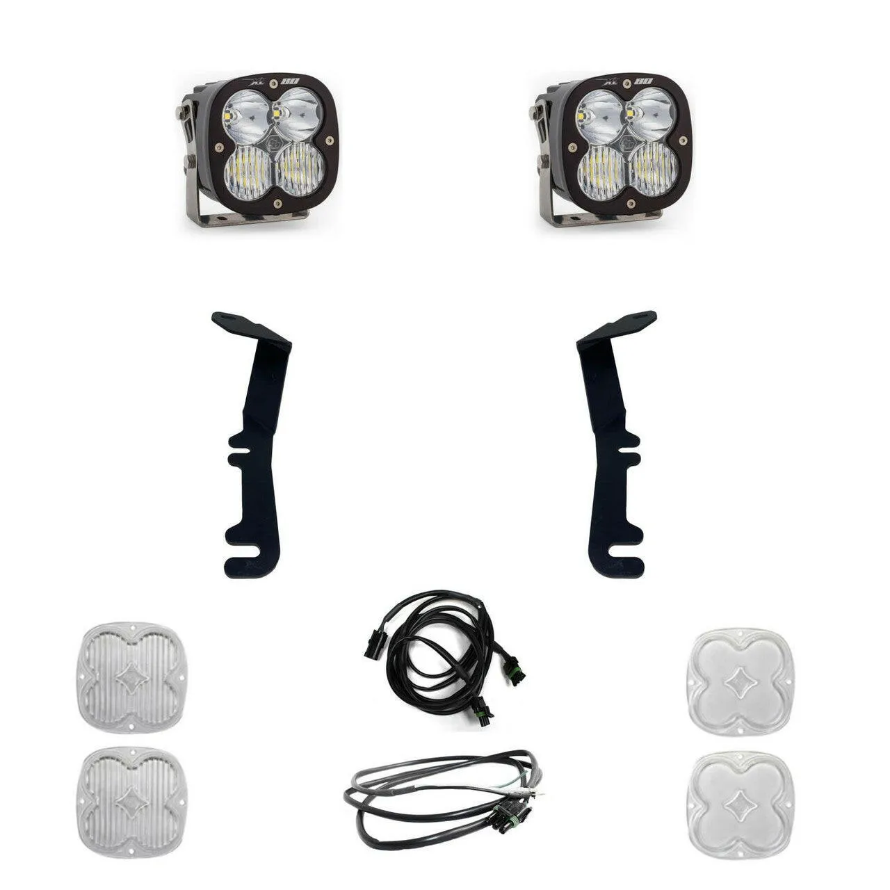 Dodge/Ram XL80 A-Pillar Light Kit - Ram 2019-22 1500 Rebel; 2021-22 1500 TRX