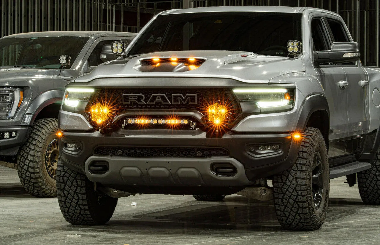 Dodge/Ram XL80 A-Pillar Light Kit - Ram 2019-22 1500 Rebel; 2021-22 1500 TRX