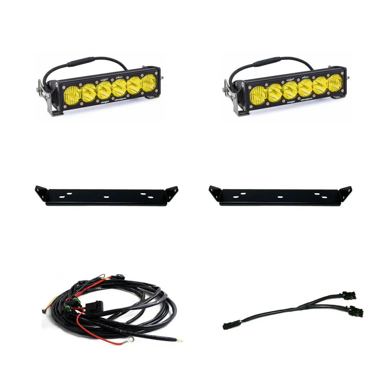 Ford OnX6  10 Inch Dual Behind Grille Light Bar Kit - Ford 2021-22 F-150; NOTE: Raptor