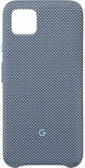 Genuine Google Pixel 4 Case Cover Fabric Blue-ish GA01283