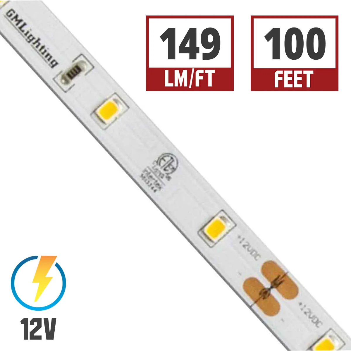 GM Lighting LTR-E Econo Series 12V / 24V 1.5W Tape