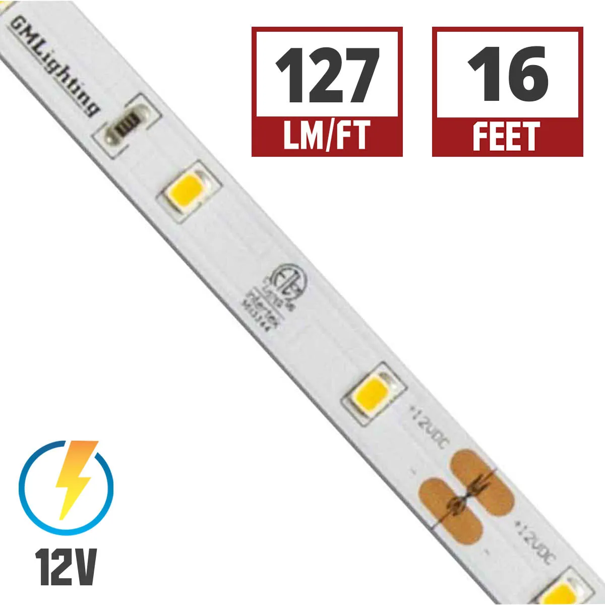 GM Lighting LTR-E Econo Series 12V / 24V 1.5W Tape