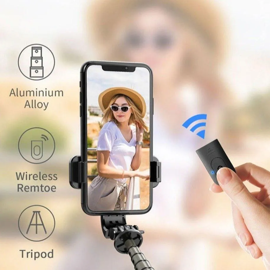 High Quality Selfie Stick/Tripod With Bluetooth Remote: Ideal for Phones, Go Pro's and more