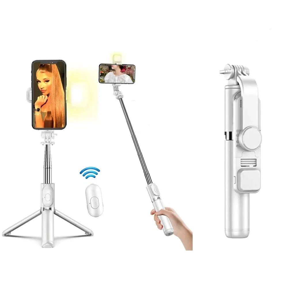 High Quality Selfie Stick/Tripod With Bluetooth Remote: Ideal for Phones, Go Pro's and more