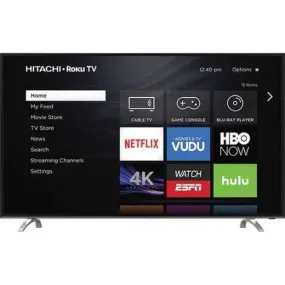 Hitachi 49" Class 4k UHD HDR TV with Roku TV - 49R80