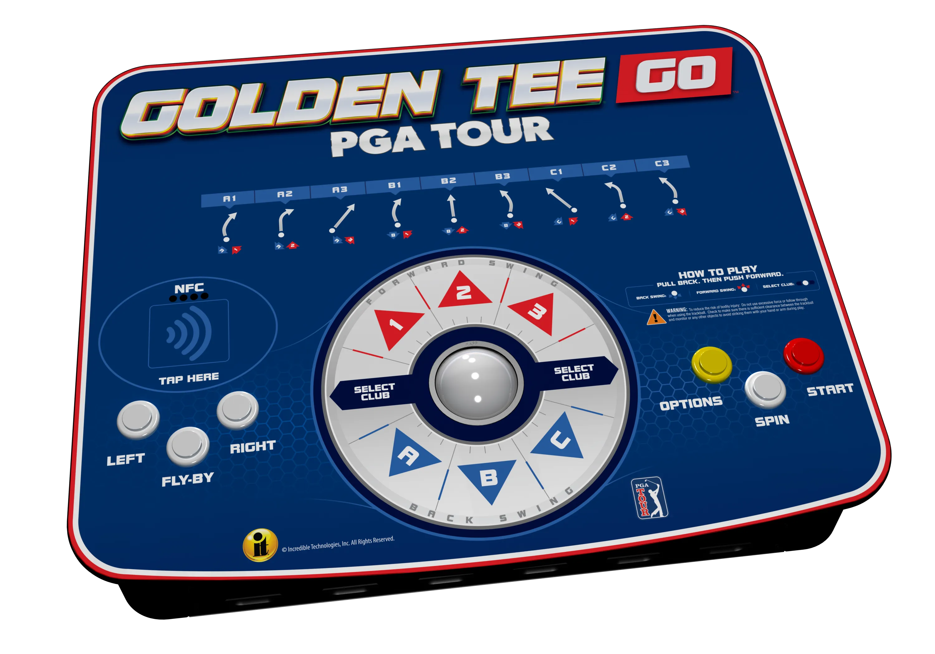 Incredible Technologies Golden Tee Go PGA TOUR Edition