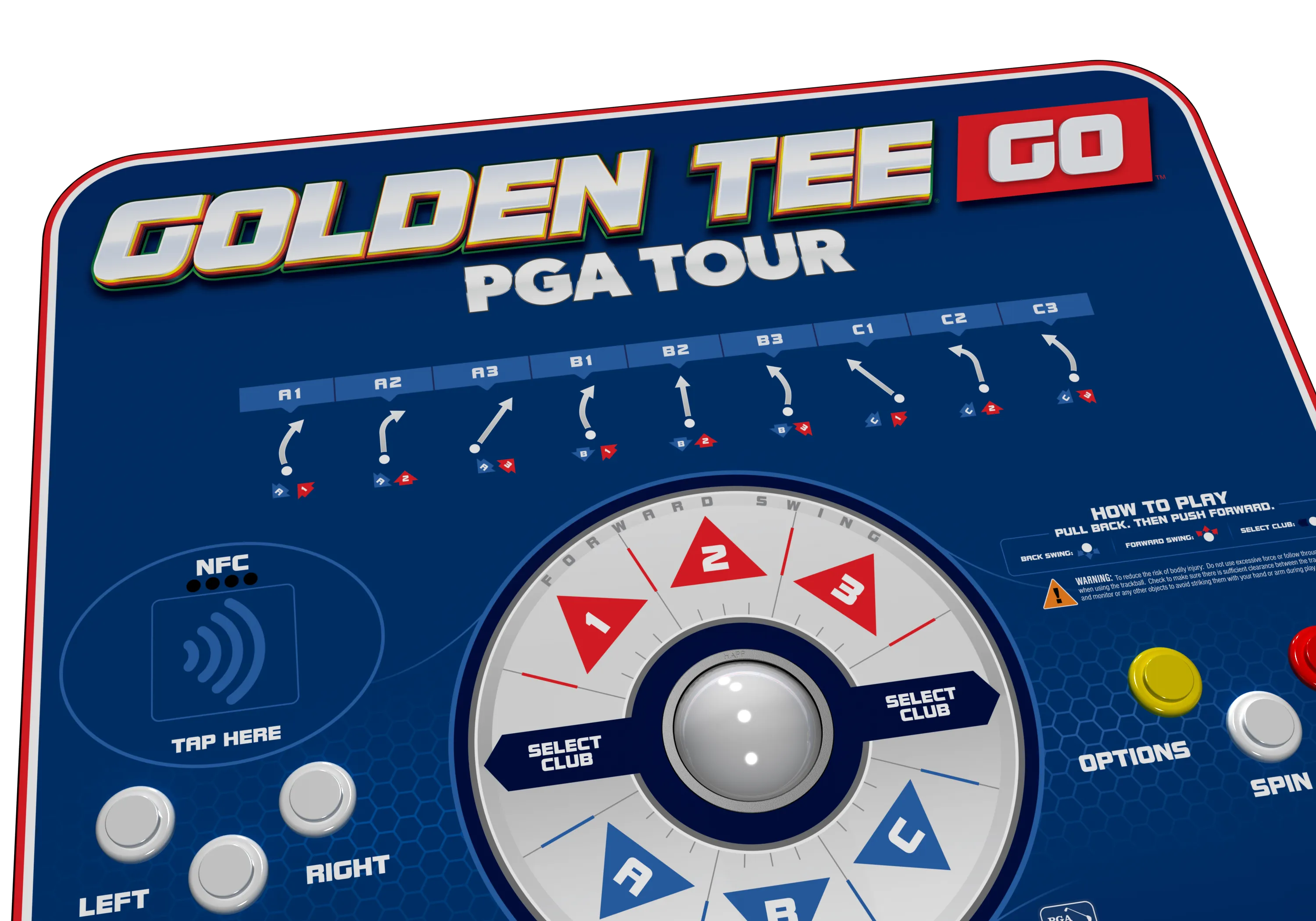 Incredible Technologies Golden Tee Go PGA TOUR Edition