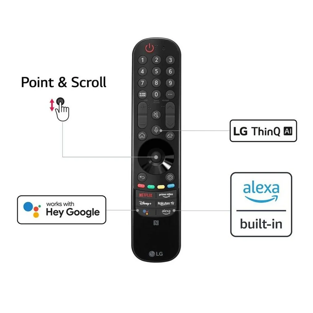 LG 43UQ91006LAAEK 43" 4K LED Smart TV with Voice Assistants