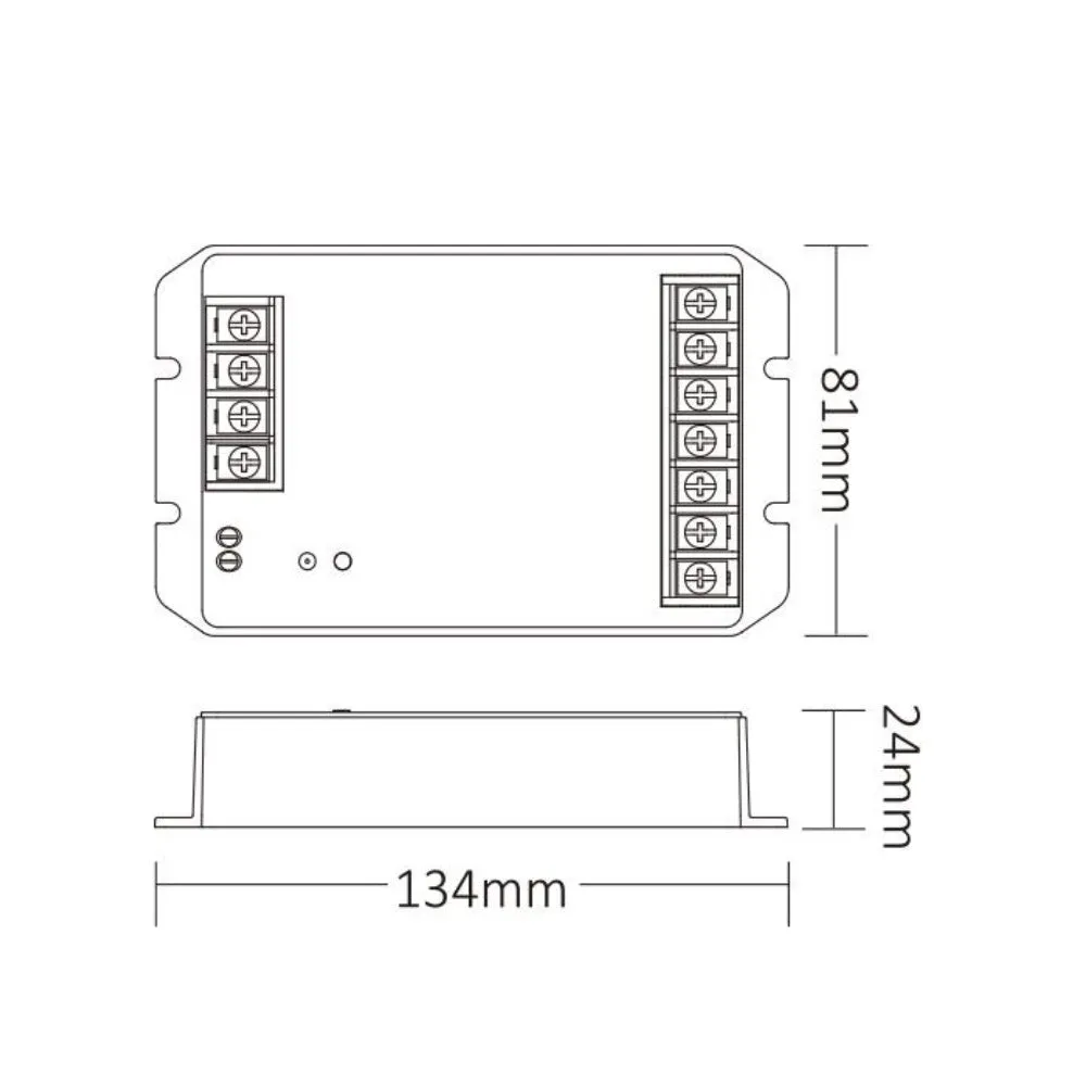 MiBoxer HW2 2 in 1 LED Controller (WiFi 2.4G) Output Max 30A 12V 48V