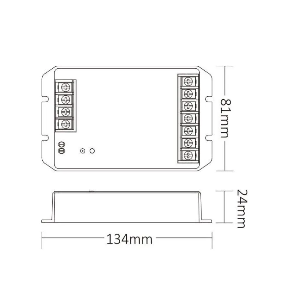 MiBoxer HW2 2 in 1 LED Controller (WiFi 2.4G) Output Max 30A 12V 48V