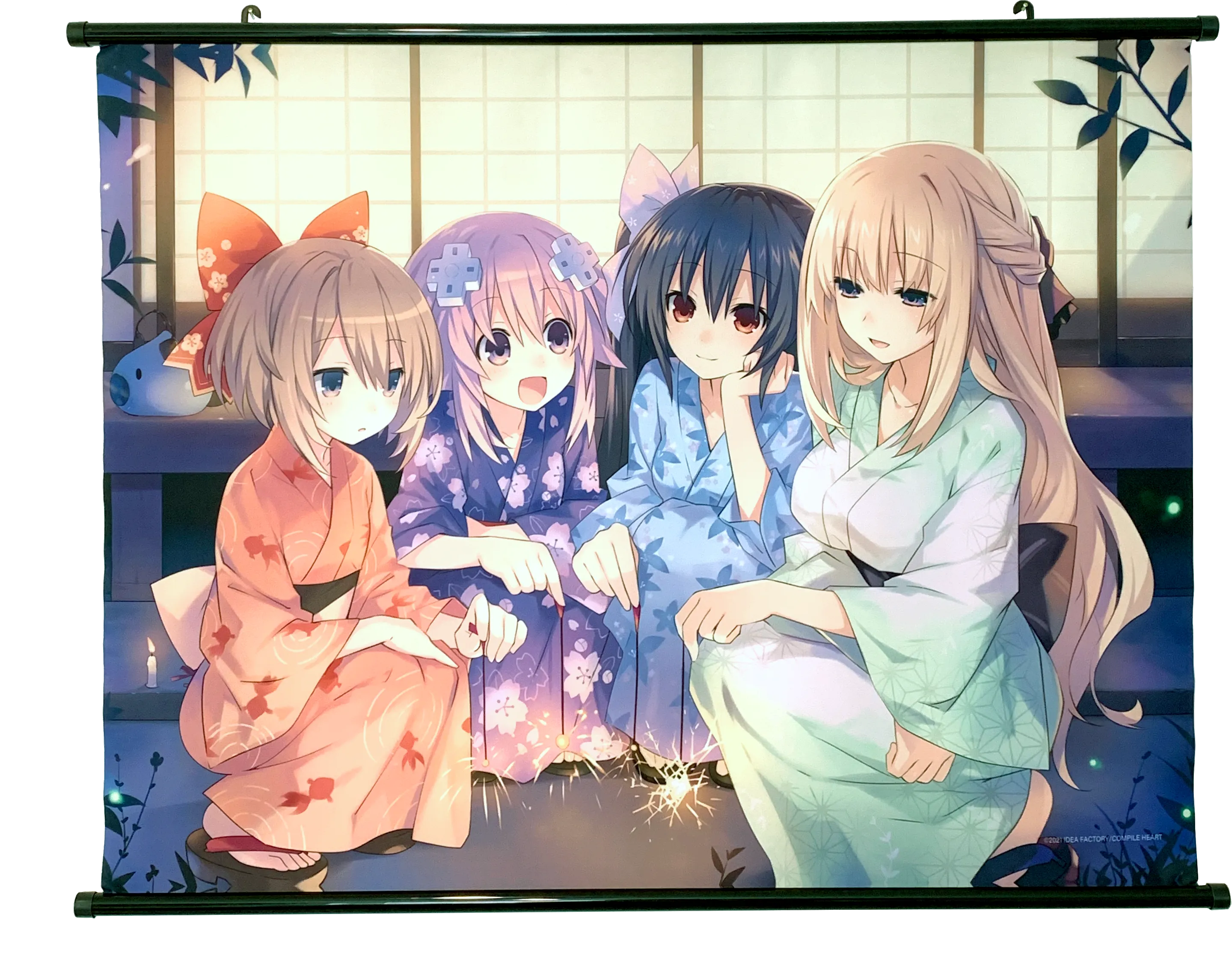 Neptunia - Yukata Wall Scroll - 32" x 24"