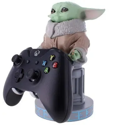 New - Star Wars Cable Guy Phone and Controller Holder - Mandalorian Grogu on Seeing Stone