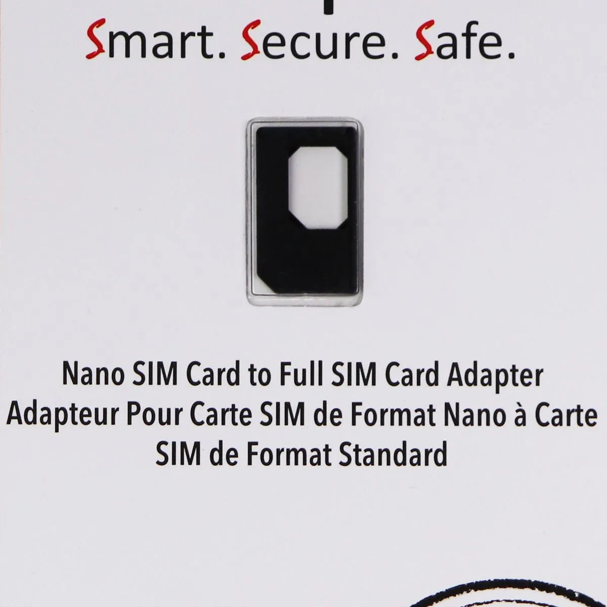 Sadapter Nano SIM to Full SIM Card Adapter (SADAPTER4FFTO2FFBLK) - Gray