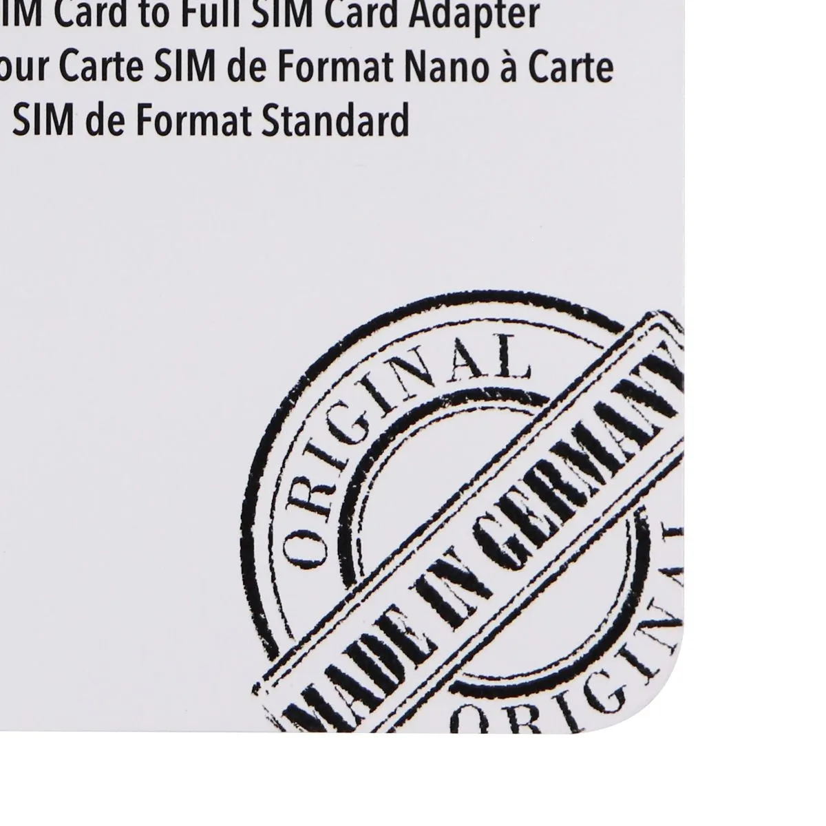 Sadapter Nano SIM to Full SIM Card Adapter (SADAPTER4FFTO2FFBLK) - Gray