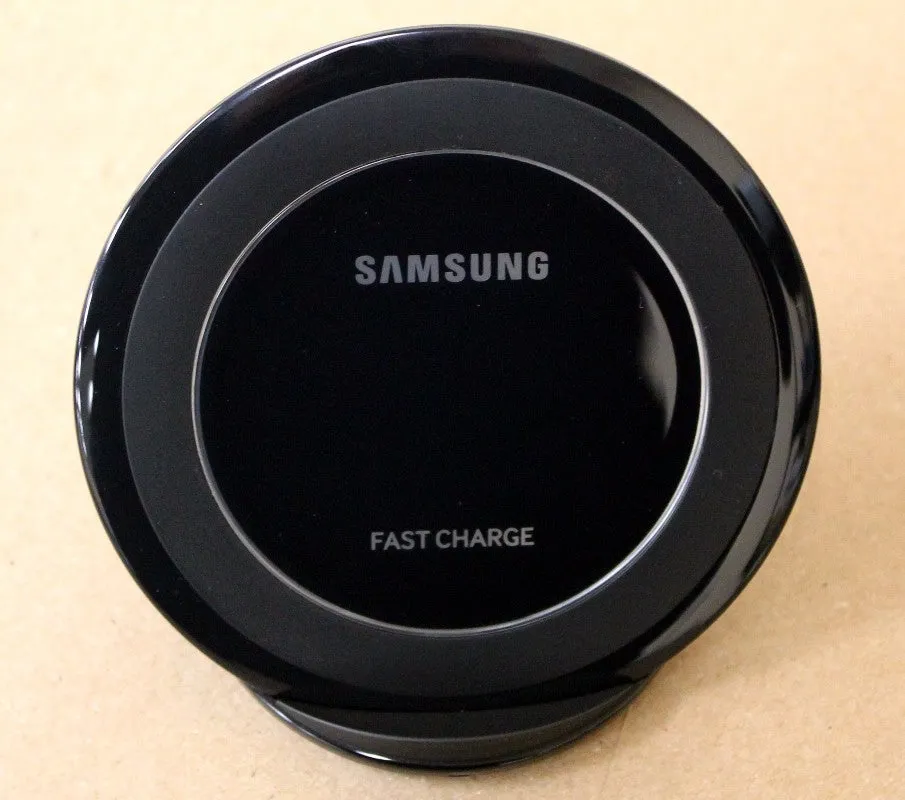 Samsung Fast Charge Qi Wireless Charging Stand Pad & Wall Adapter EP-NG930