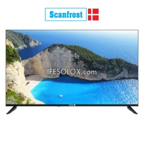 ScanFrost 50 inch SFLED50AN Andromeda Series Smart 4K UHD Frameless Google TV   1 Year Warranty - Brand New