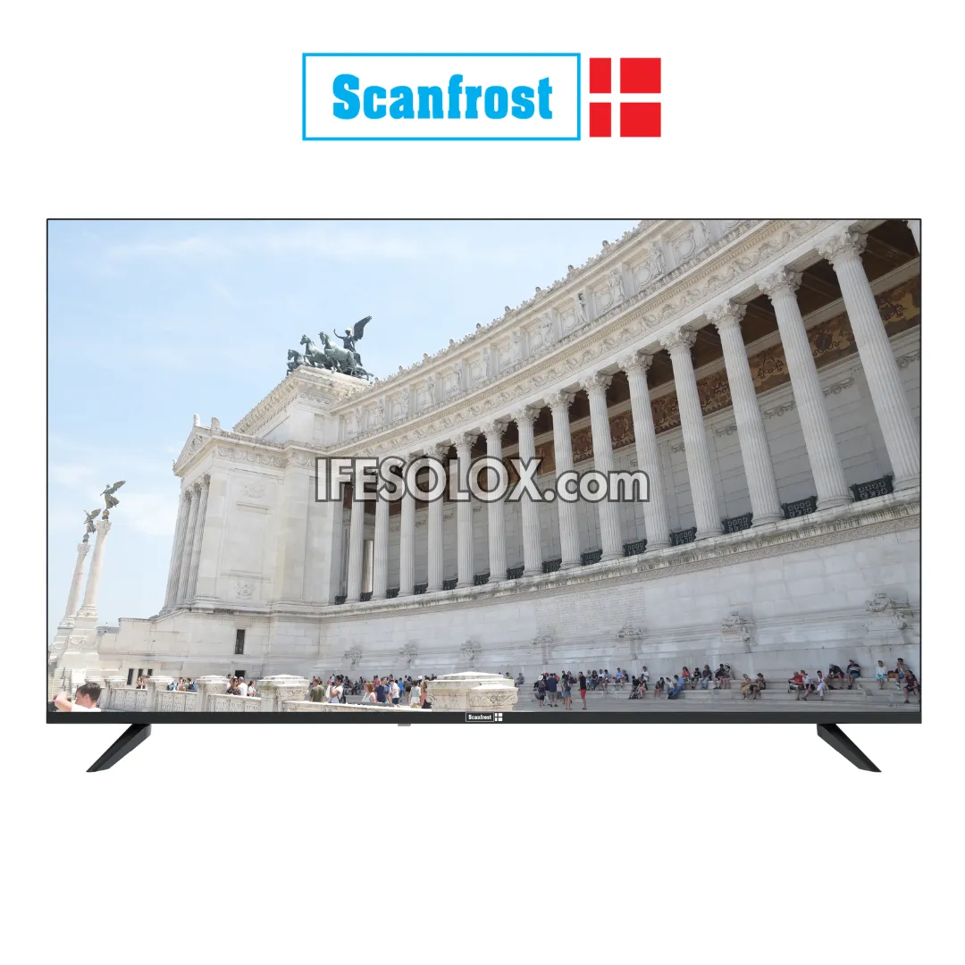 ScanFrost 55 inch SFLED55AN Andromeda Series Smart 4K UHD Frameless Google TV   1 Year Warranty - Brand New