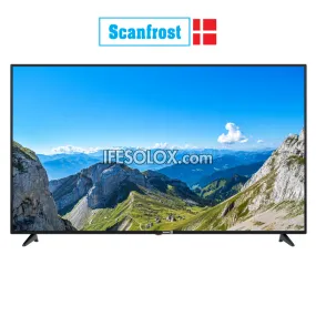 ScanFrost 75 inch SFLED75AN Andromeda Series Smart 4K UHD Frameless Google TV   1 Year Warranty - Brand New