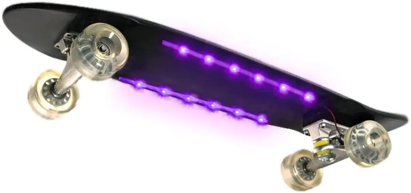 Scooter Bike Skateboard LED Lights Riding Kit - PURPLE