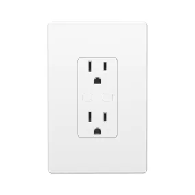 Smart WiFi in-Wall Outlet Switch 2 Individually Outlets Works with Timer Function Compatible with Alexa and Google Assistant  BN-LINK