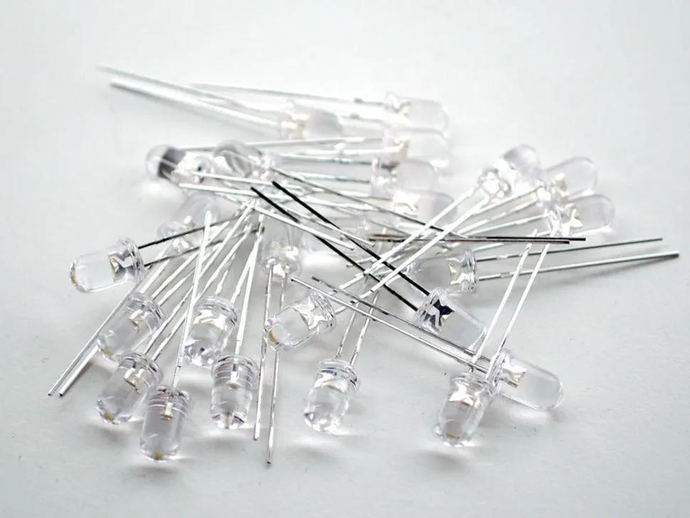 Super Bright White 5mm LED (25 pack)