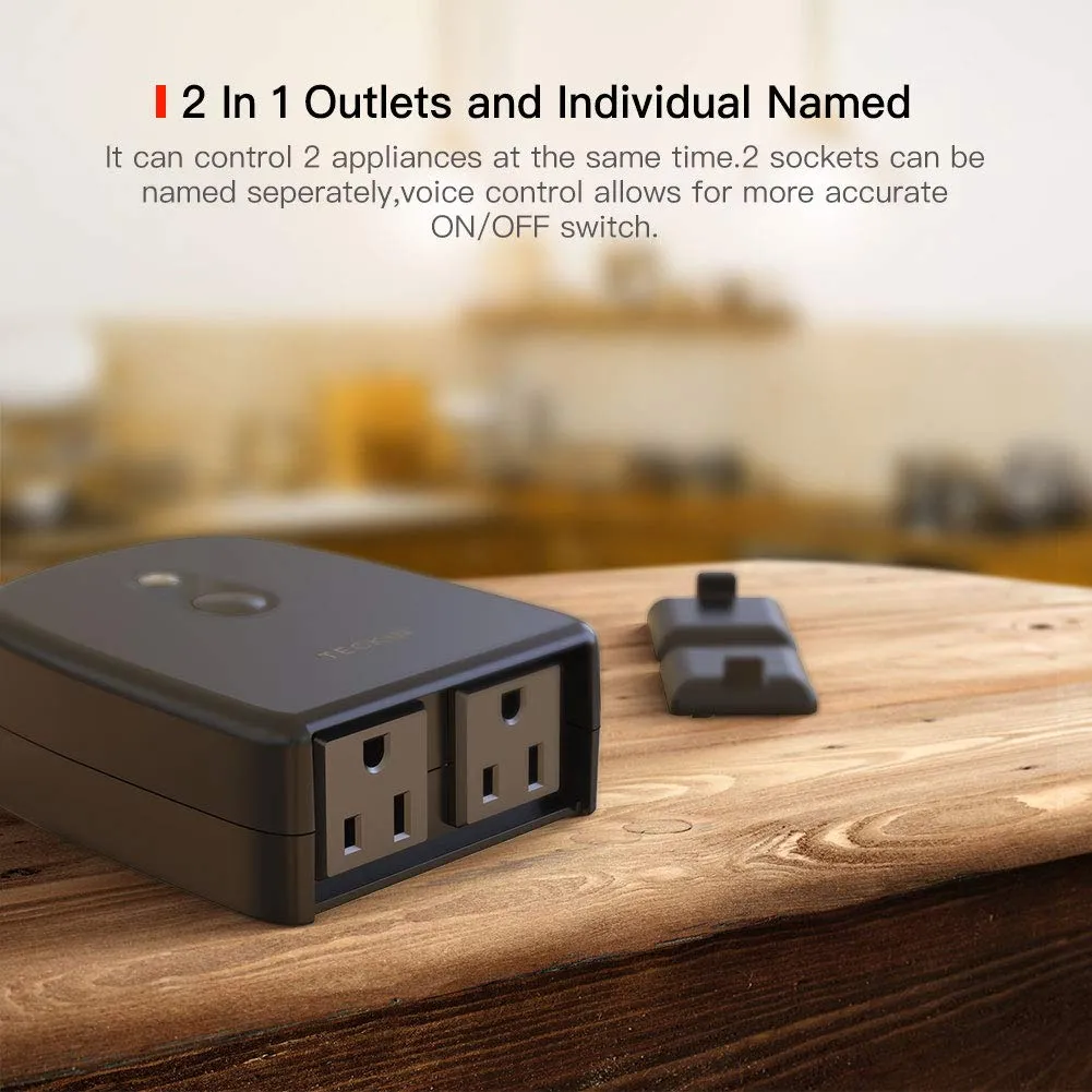 Teckin SS31 WiFi Outdoor Smart Plug with 2 Sockets