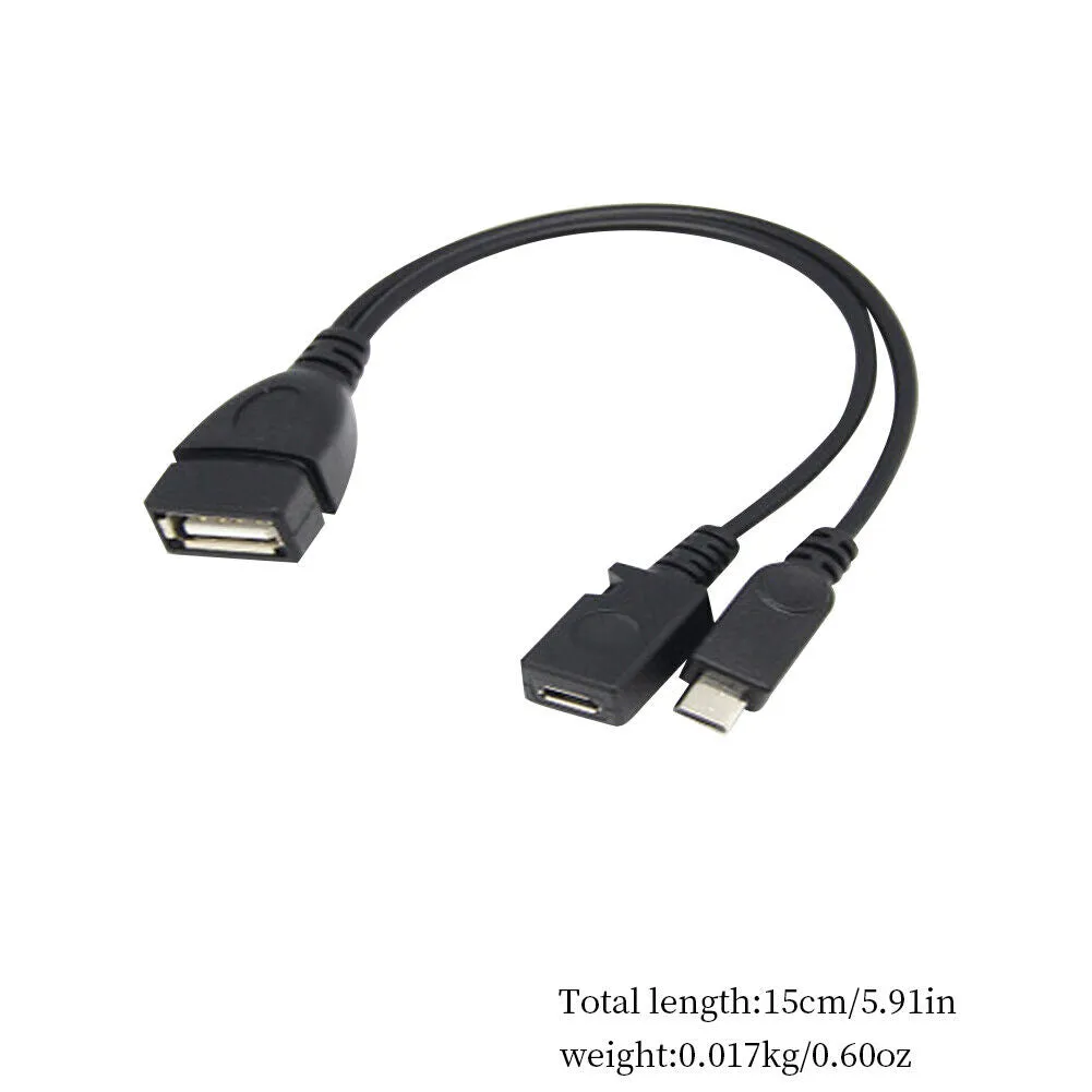 US 1-2 Pack Micro USB to USB Adapter OTG Cable For Amazon Fire TV 3 And 2nd Gen