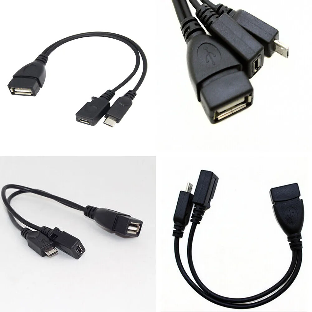 US 1-2 Pack Micro USB to USB Adapter OTG Cable For Amazon Fire TV 3 And 2nd Gen