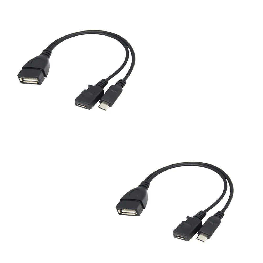 US 1-2 Pack Micro USB to USB Adapter OTG Cable For Amazon Fire TV 3 And 2nd Gen