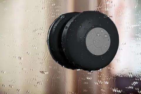 Waterproof Bluetooth Speaker for the Shower and Poolside