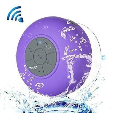 Waterproof Bluetooth Speaker for the Shower and Poolside